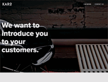 Tablet Screenshot of karo.com